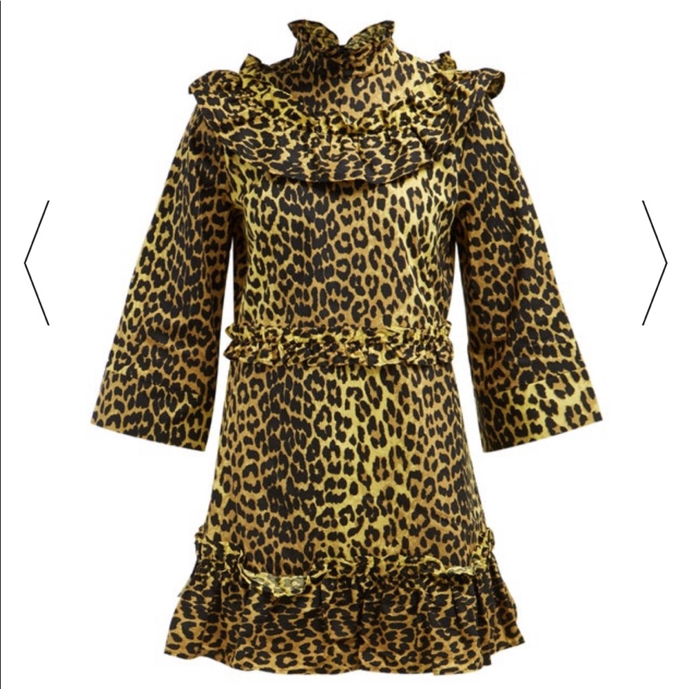 Ganni leopard dress - Picture 3 of 5